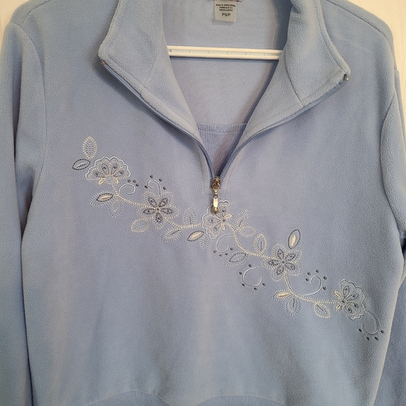 🌟Vintage Fleece Sweater Size Small Petite - Picture 5 of 10